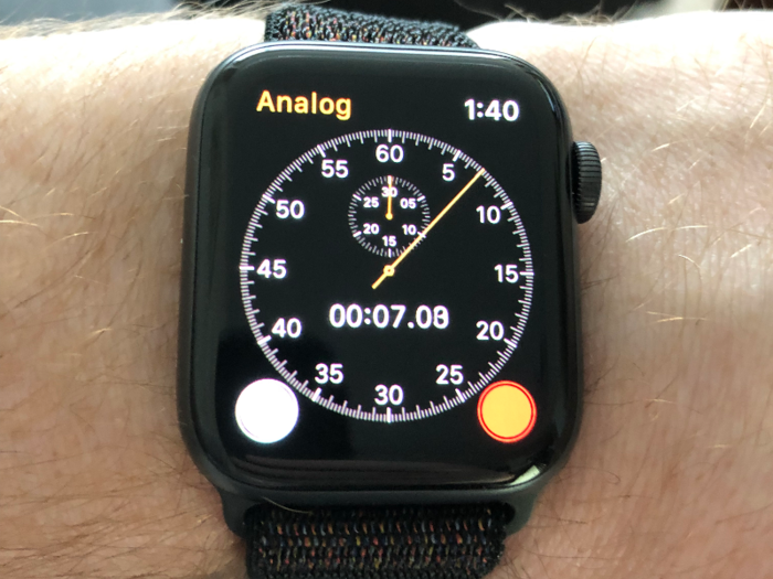 John in the UK recommends using the Watch as a timer.