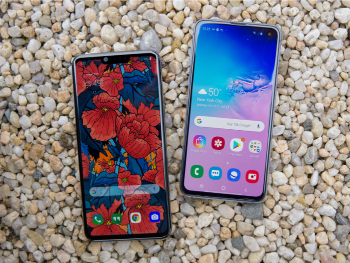 When it comes to design, the LG G8 lags behind, even against the Galaxy S10e.