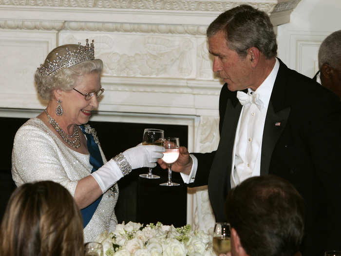 In 2007, Queen Elizabeth poked some light-hearted fun at George W. Bush over his mistakenly saying she had to come to celebrate America