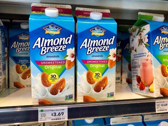 Almond Breeze almond milk: $1.10 cheaper at Kroger