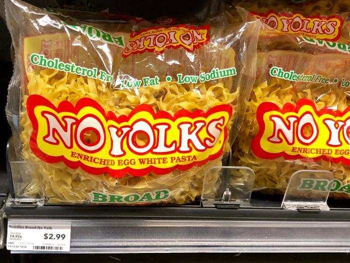 No Yolks egg noodles: $0.20 cheaper at Kroger