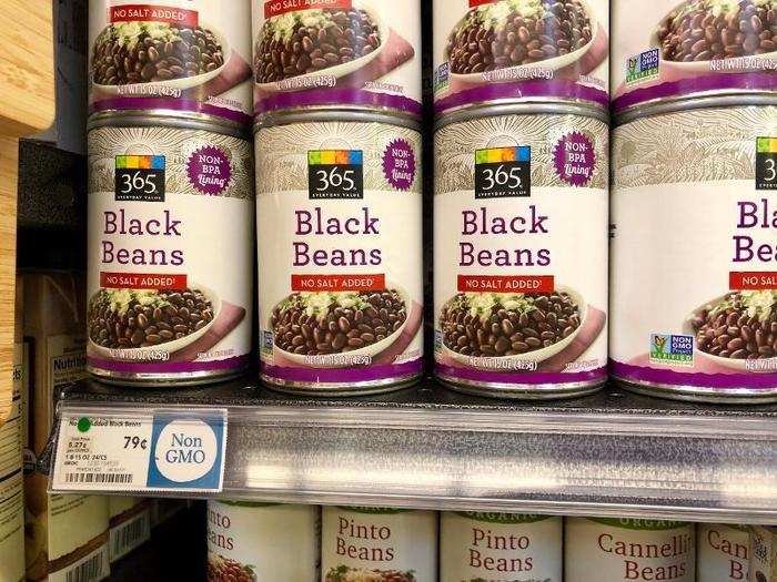 Black beans: $0.14 cheaper at Kroger