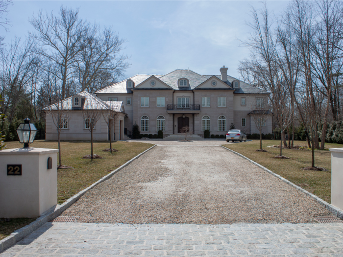 Others, such as this newer-construction home, were in plain view thanks to the trees that had yet to sprout their leaves.