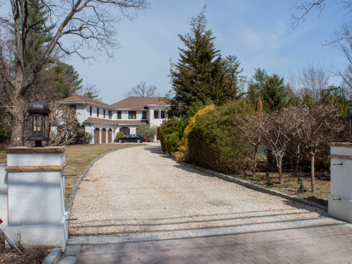 Some of the grandest-looking homes were barely visible, set back at the end of long driveways and hidden away behind trees and hedges.