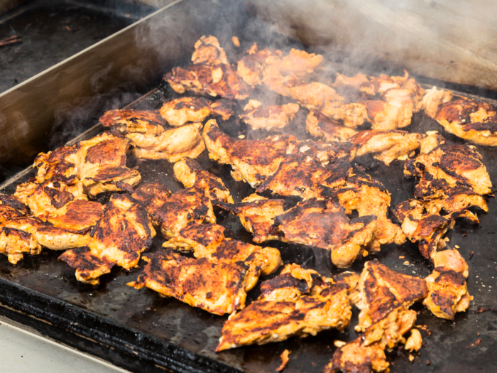 Chipotle offers chicken, steak, barbacoa, carnitas, and sofritas as its main protein filling options. Out of all five, chicken is the best seller.