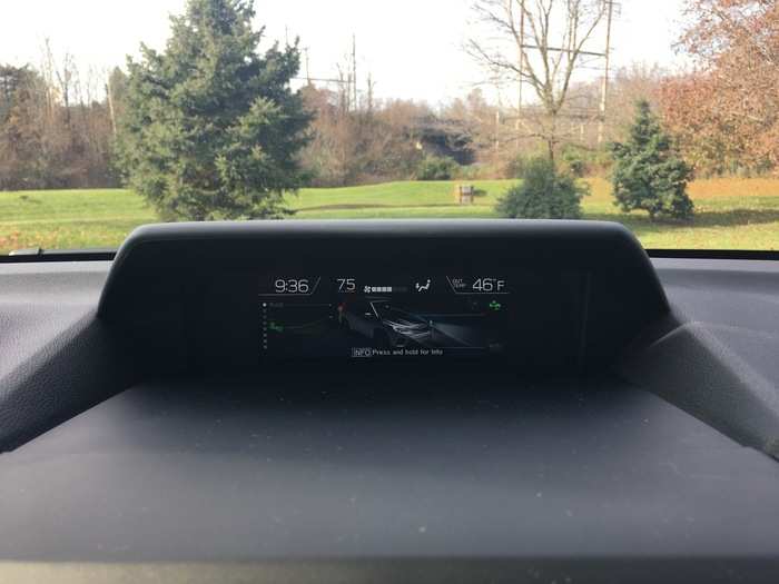 6. A secondary infotainment screen: The Forester