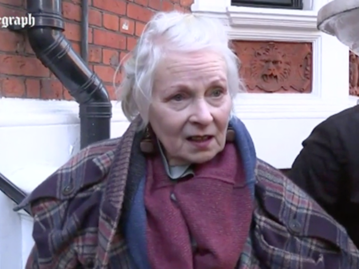 February 2016: Iconic British fashion designer Dame Vivienne Westwood reveals she visits Assange "every first Thursday of the month."