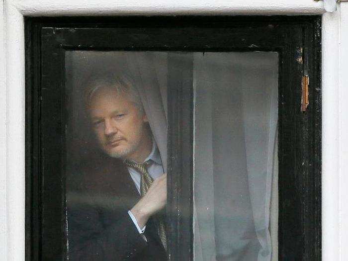 August 16, 2012: Assange gets his official asylum status approved by Ecuador, and begins his six-and-a half-year residency as a political refugee.