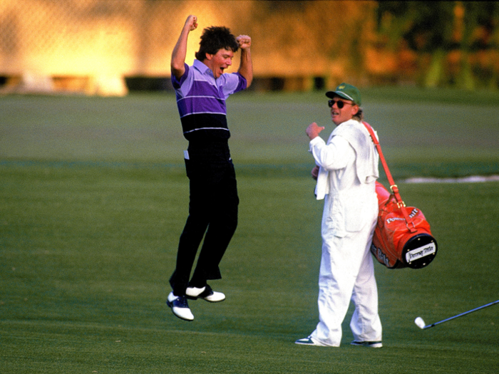 No. 11: White Dogwood — Larry Mize chips in to win (1987)