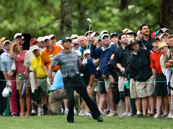 No. 9: Carolina Cherry — Tiger Woods gets aggressive (2010)