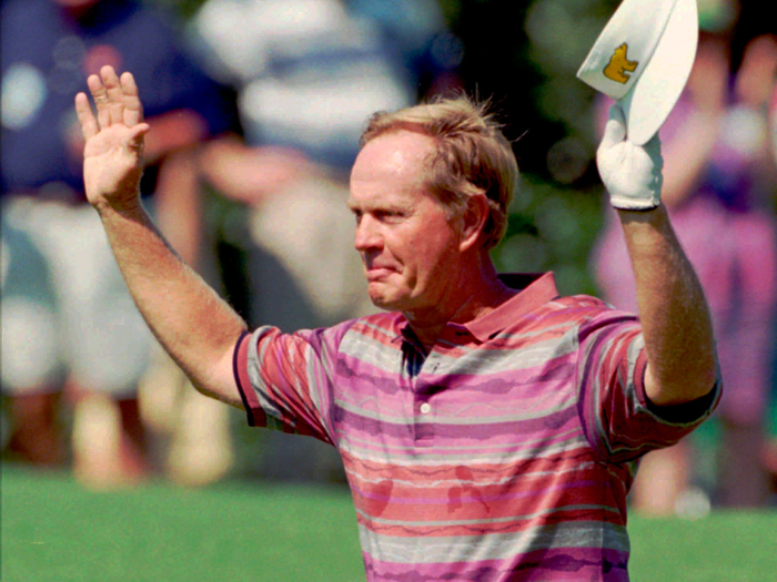 No. 5: Magnolia — Jack Nicklaus eagles twice in three days (1995)