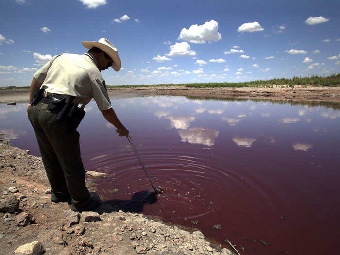 Radioactive substances can leech into groundwater, which has become a huge problem in Texas.