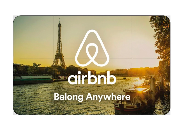 An Airbnb gift card