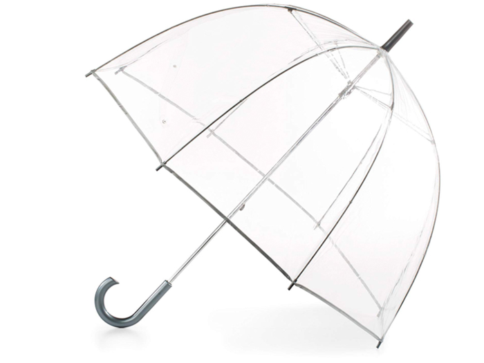 A large and distinct bubble umbrella that