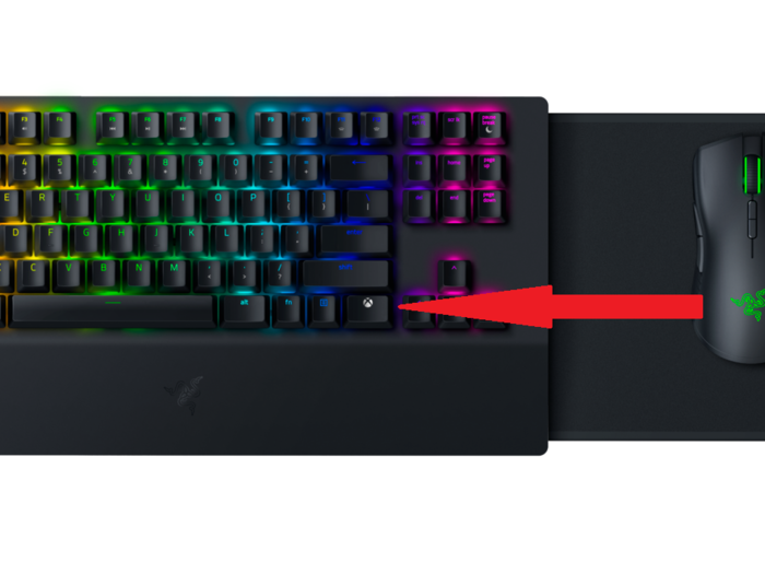 You can customize the color and lighting of each individual key on the Turret keyboard.