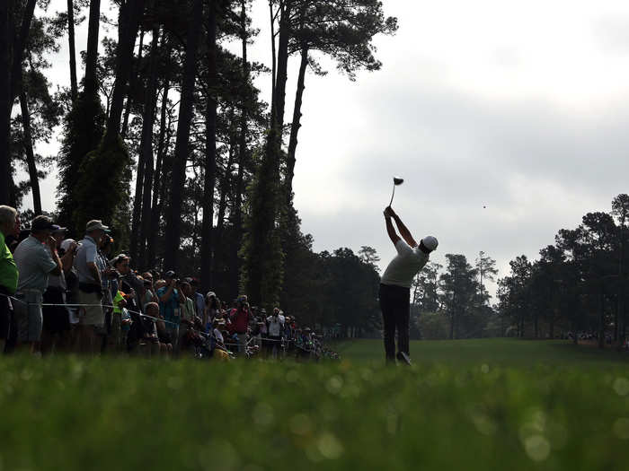 Jason Day sends a ball soaring.