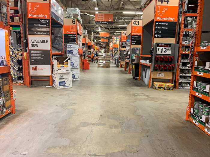 Overall, we found most of our items within five minutes at Home Depot, the prices were low, and the overall selections across multiple departments were much more extensive than at Lowe