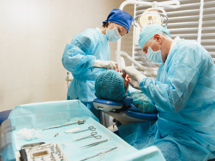 Oral and maxillofacial surgeons make an average of $242,370 a year