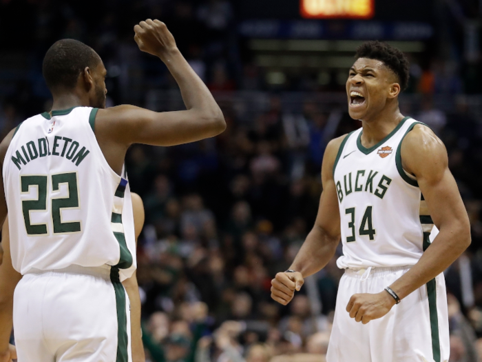 Chris Mannix, Sports Illustrated: "Giannis is doing it at both ends."