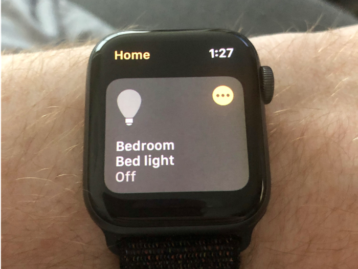 Your Apple Watch can control your smart-home lights.