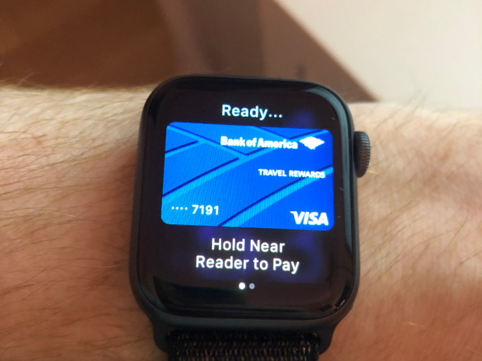 Paying for goods with your Apple Watch is easy, fast, and futuristic.