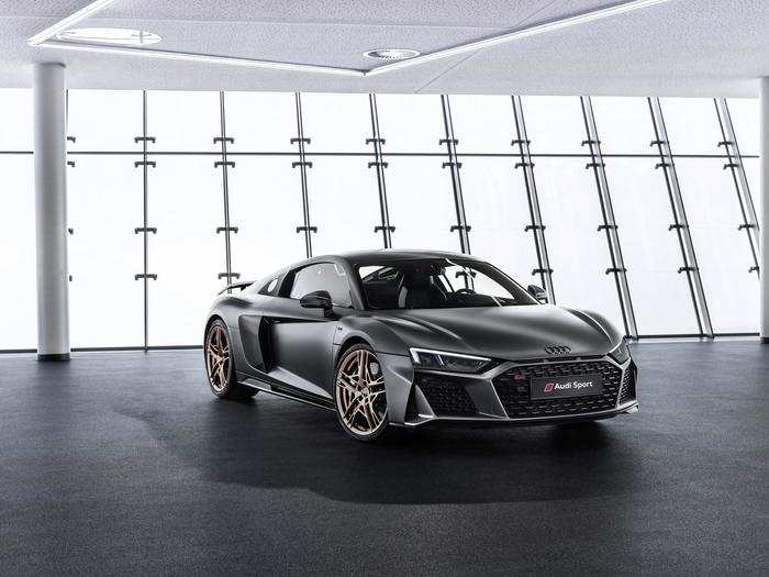 Audi will show off its $215,000 Decennium Edition R8 supercar.