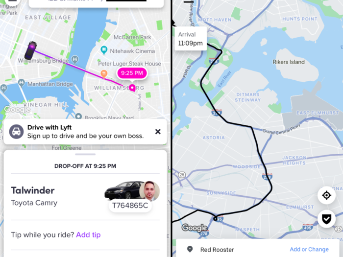 Taking a trip with either service is pretty similar — both may ask you to walk a few blocks if you