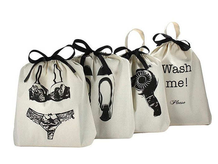 A set of cute and convenient travel bags for her next vacation