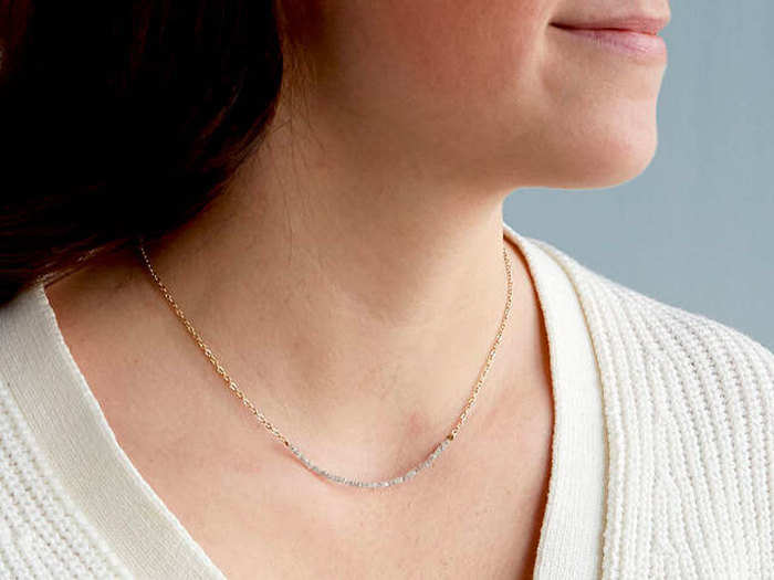 A delicate necklace she’ll want to wear everyday