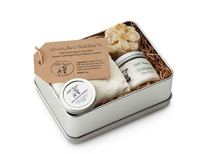 A set of handmade products for an at-home spa day