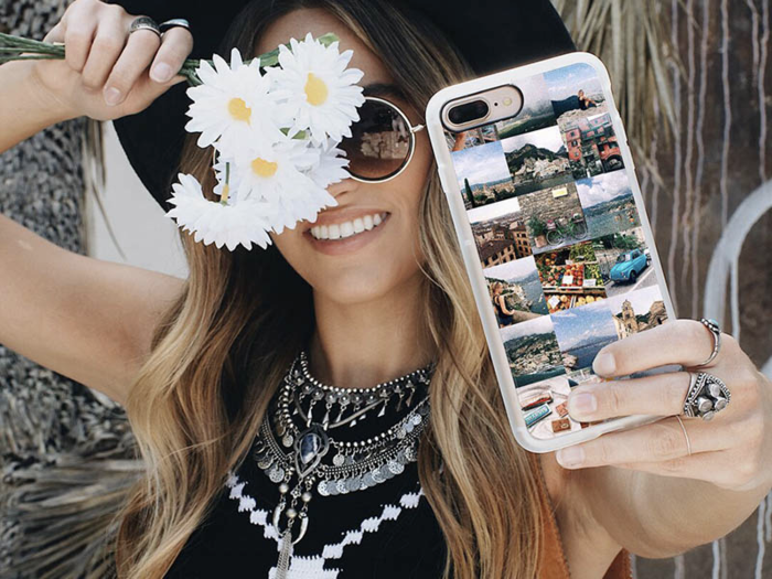 A photo phone case