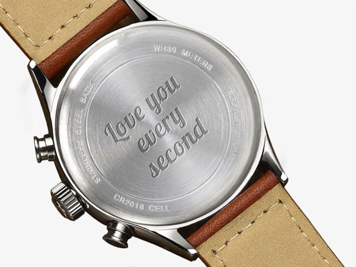 An engravable watch