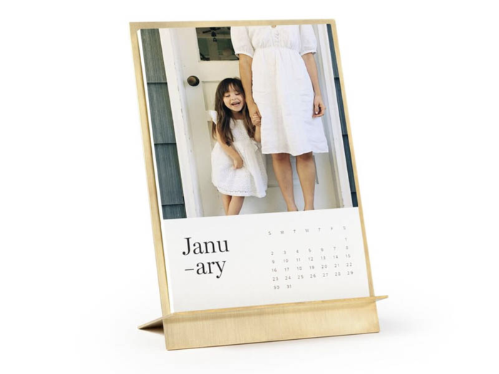 A photo calendar