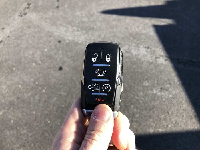 ... Because if you look closely, you can see the buttons for remote start ...