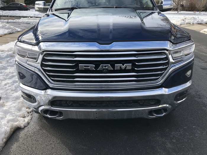 1. The new Ram has lost none of its aggressive design, so cool feature NUMBER 1 is that bold grille.