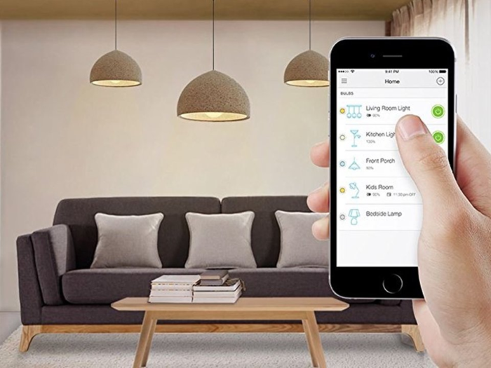 Light bulbs that work with Amazon Echo or Google Home.