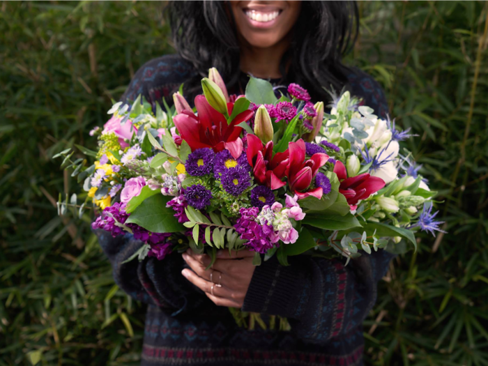 A beautiful bouquet she can keep in the house.