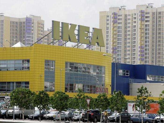 Ikea owns 20% of the Russian furniture market