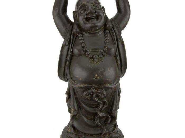 Skip: Oriental Furniture Laughing Buddha Decorative Statue