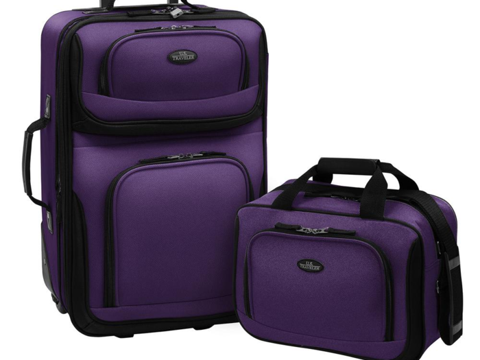 Skip: U.S. Traveler Rio 2 Piece Expandable Carry on Luggage Set