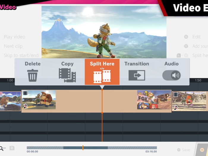 A new video editing tool will give players tools to create their own clips and highlights, complete with scene transitions.