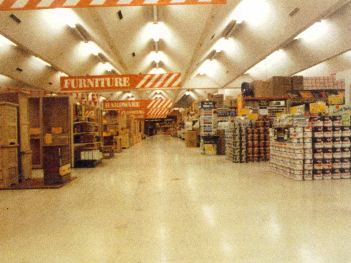 The first two stores were much smaller than modern Home Depot warehouses.