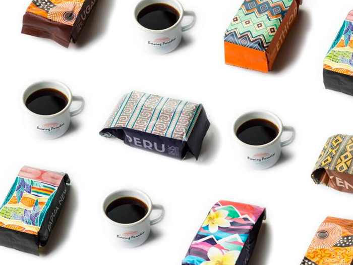 A coffee subscription that takes her around the world