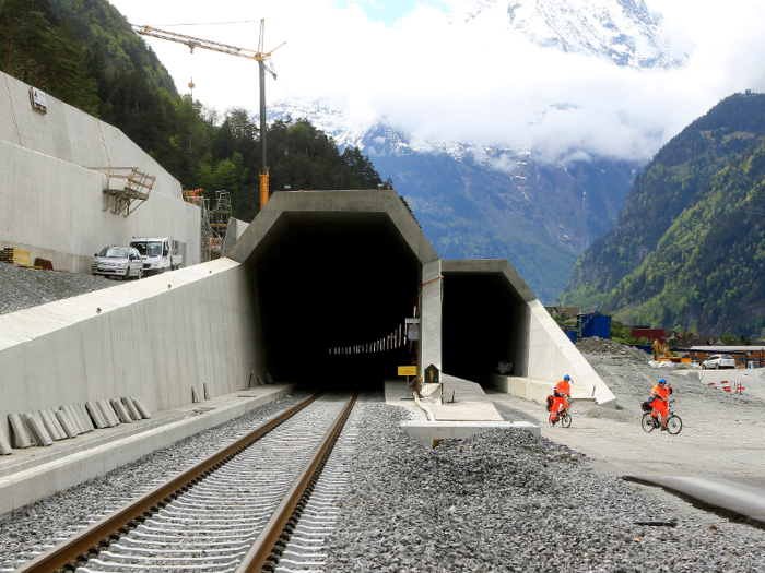 1. Gotthard Base Tunnel