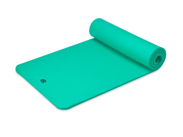 A fitness mat for her favorite workouts