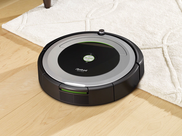 A robot vacuum cleaner