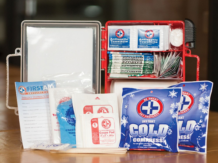 Get yourself a first aid kit from our guide