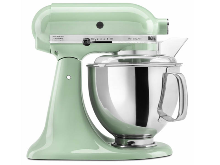 A KitchenAid mixer