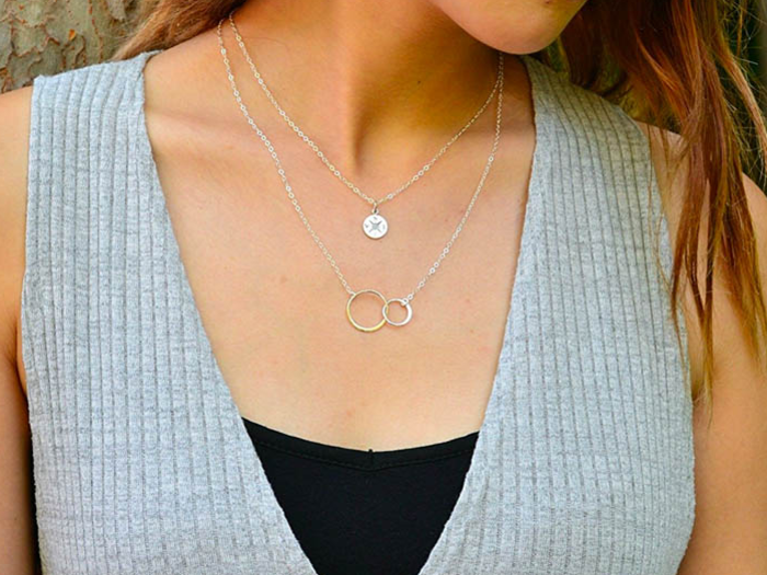 An infinity necklace