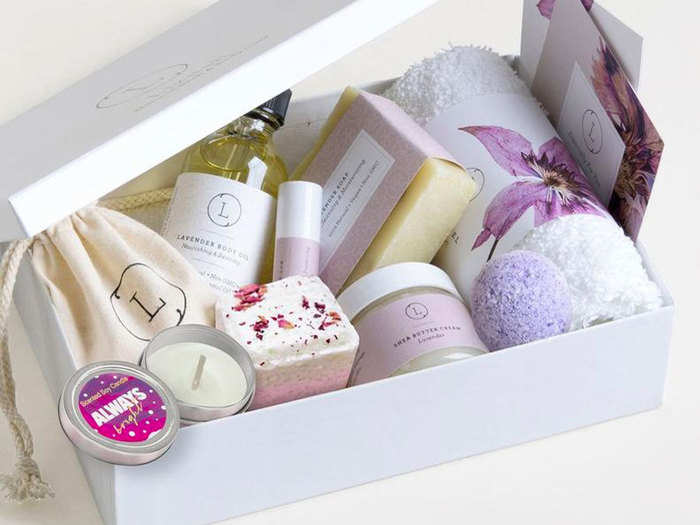 A relaxing spa gift box